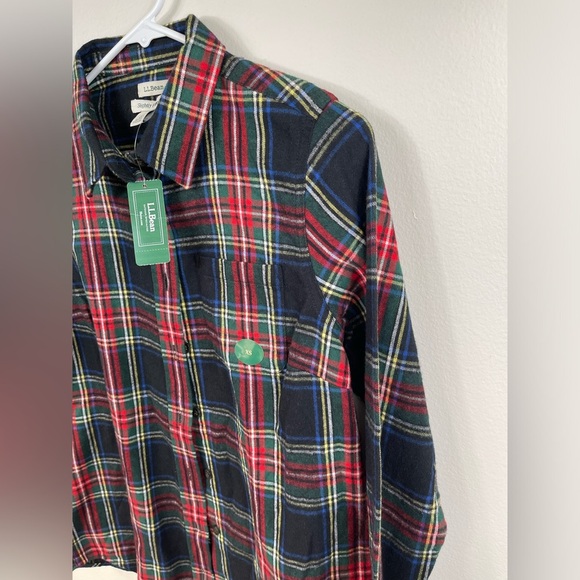 L.L. Bean Men's Scotch Plaid Cotton Shirt Career Work Size XS - Picture 3 of 15
